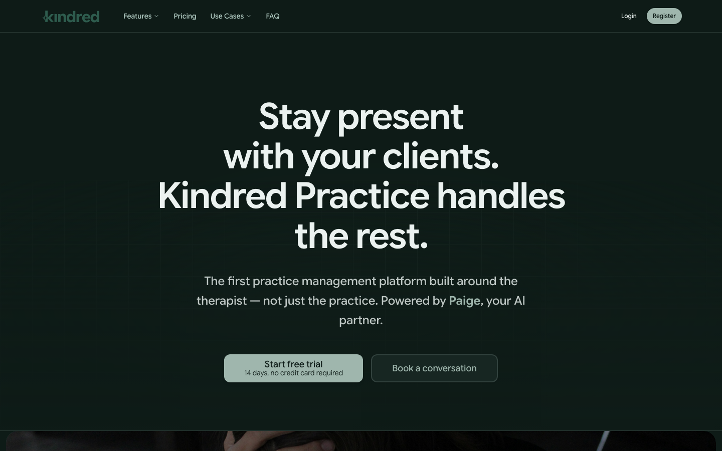 Kindred Practice: stay present with your clients, Kindred Practice handles the rest